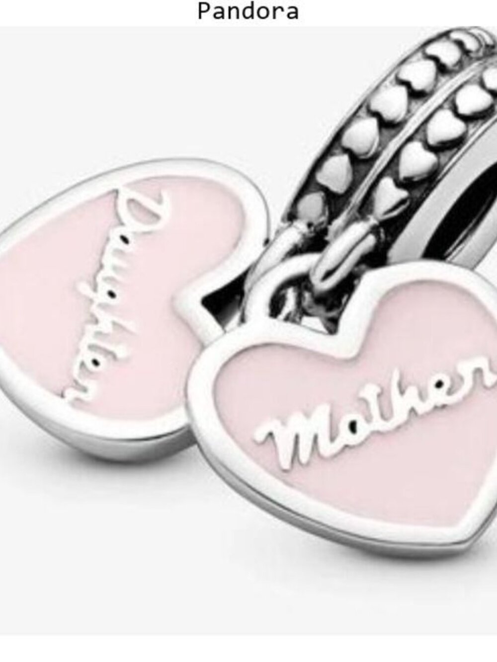 Pandora Mother & Daughter Hearts Dangle Charm